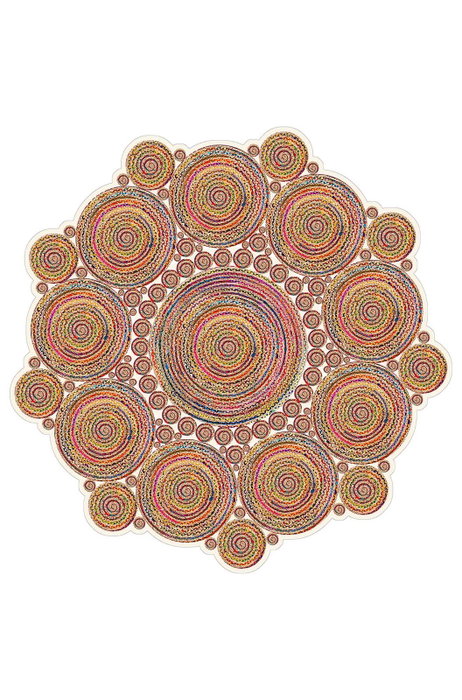 Conceptum Alfombra Hmnt953 Multicolor 60 x 60 cm